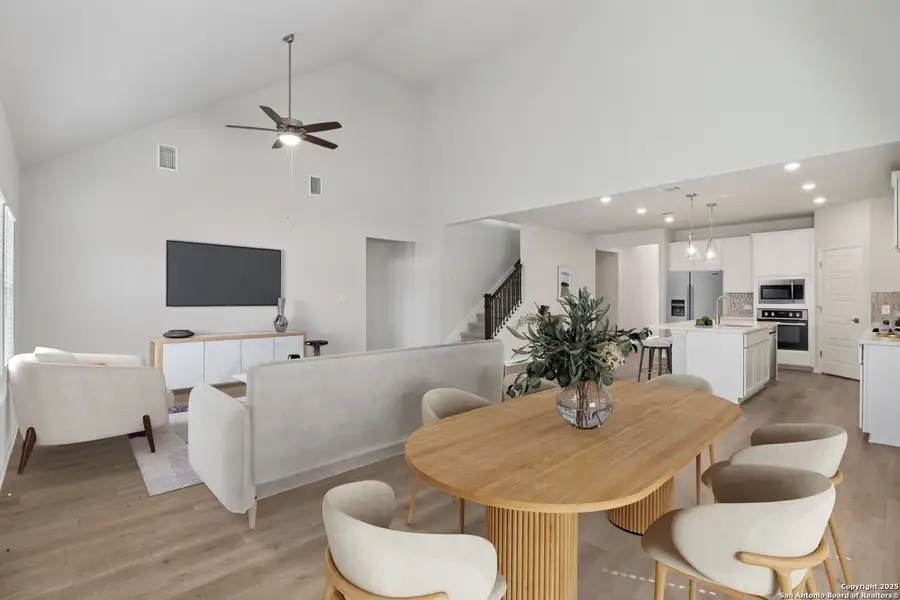 Furnished interior view inside a new home in Arcadia Ridge - Classic Series, San Antonio (Image 10). Furnished interior view inside a new home in Arcadia Ridge - Classic Series, San Antonio (Image 10).