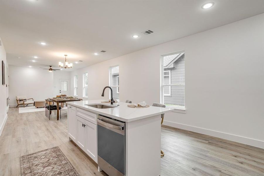 Furnished interior view inside a new home in , Fort Worth (Image 11). Furnished interior view inside a new home in , Fort Worth (Image 11).
