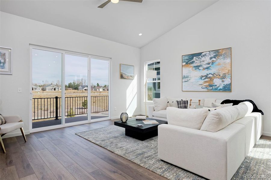 Furnished interior view inside a new home in , Fort Collins (Image 16).