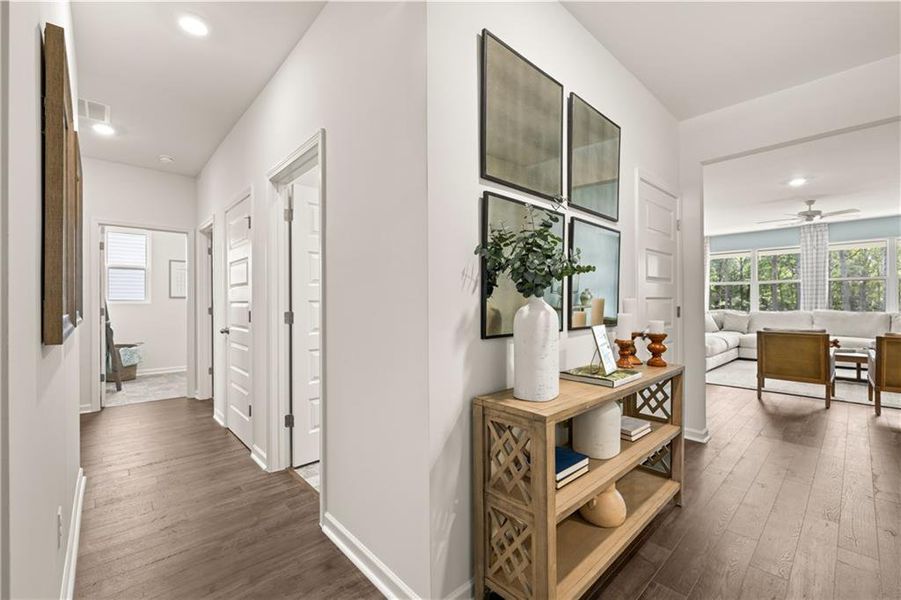 Furnished interior view inside a new home in , Buckhead (Image 8).