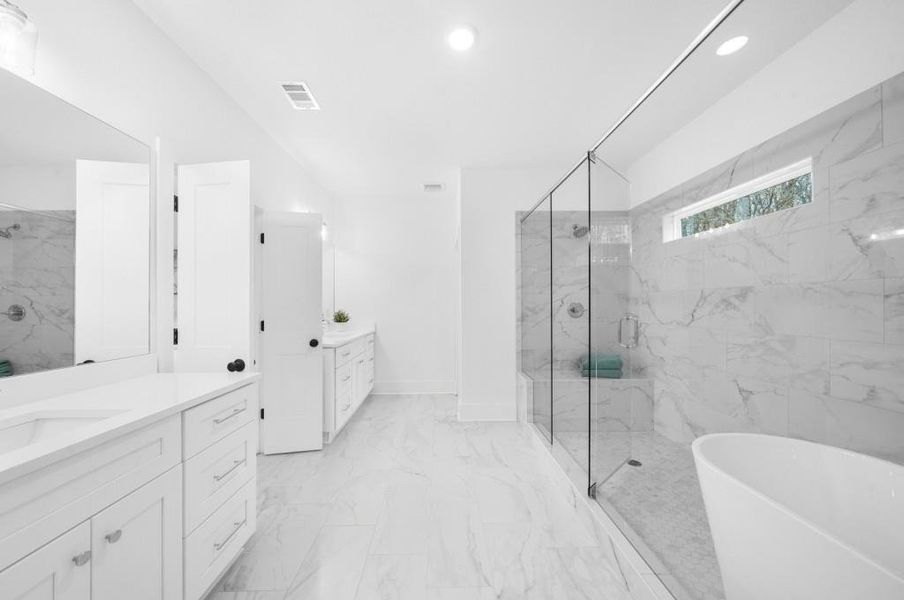 Furnished interior view inside a new home in , Canton (Image 42).