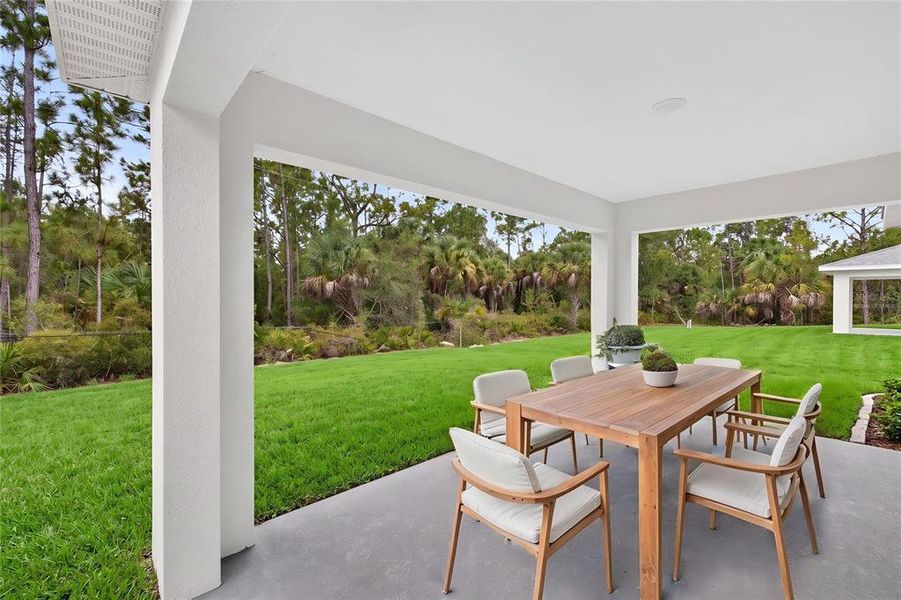 Exterior details and patio area of a home in , Port Charlotte (Image 2). Exterior details and patio area of a home in , Port Charlotte (Image 2).
