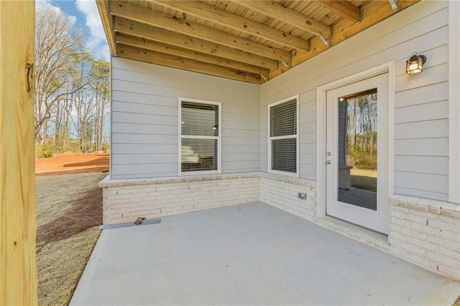 Exterior details and patio area of a home in Martin Springs - Estate Series, Lawrenceville (Image 3). Exterior details and patio area of a home in Martin Springs - Estate Series, Lawrenceville (Image 3).