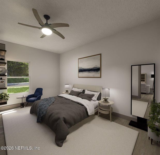 Furnished interior view inside a new home in , Jacksonville (Image 18).