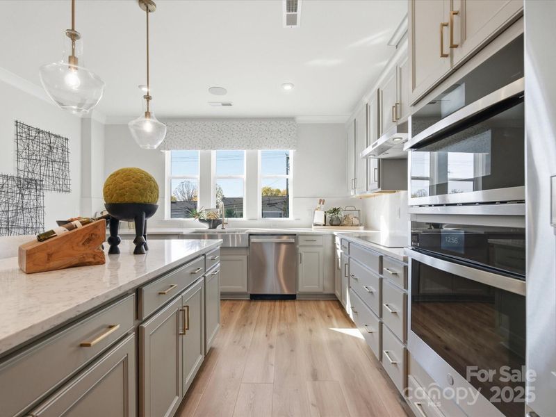 GE Stainless Appliances Elevate the Cooking Experience. *Model Photos | Actual Finishes, Structural Selections, and Orientation May Vary.