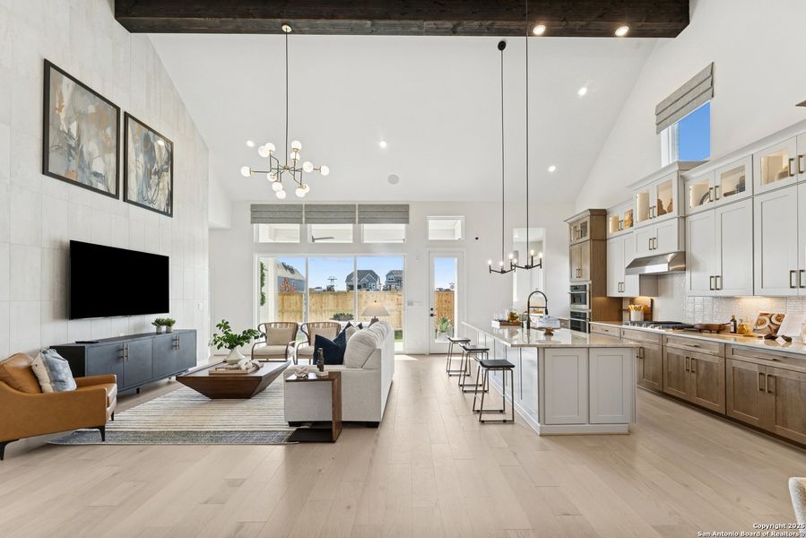Furnished interior view inside a new home in Briggs Ranch – Signature Legacy Series, San Antonio (Image 4).