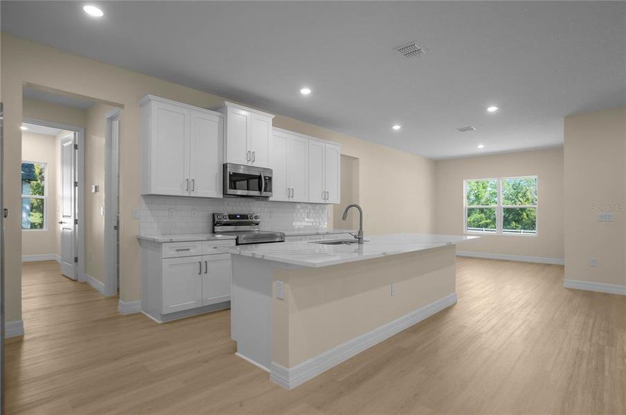 Furnished interior view inside a new home in , Inverness (Image 7).