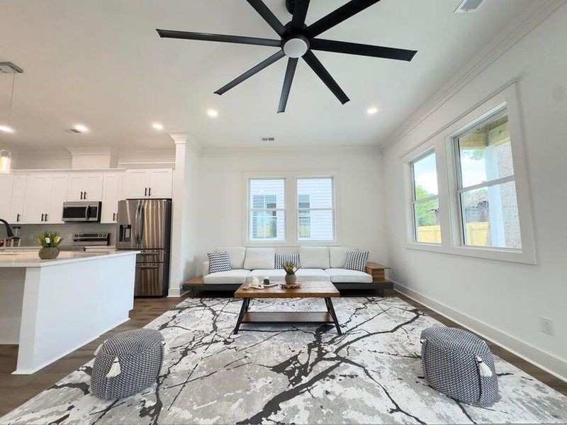 Furnished interior view inside a new home in , North Charleston (Image 8).