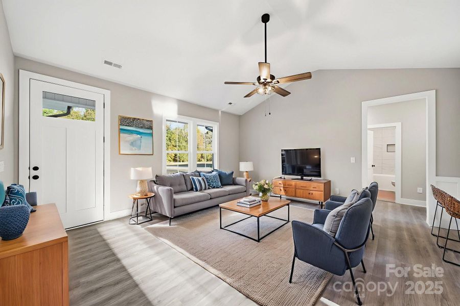 Virtually Staged Living Room Virtually Staged Living Room