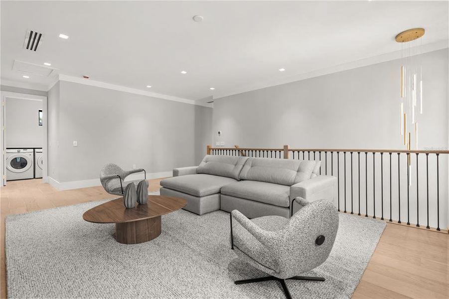 Furnished interior view inside a new home in , Orlando (Image 36).