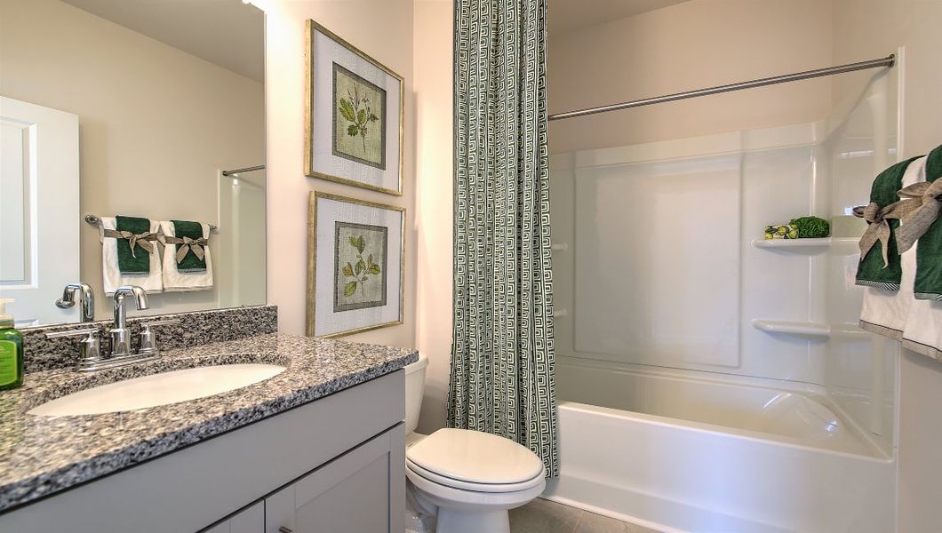 Representative furnished interior of a home built from the Linville by D.R. Horton in Pleasant Grove, Weaverville (Image 12).