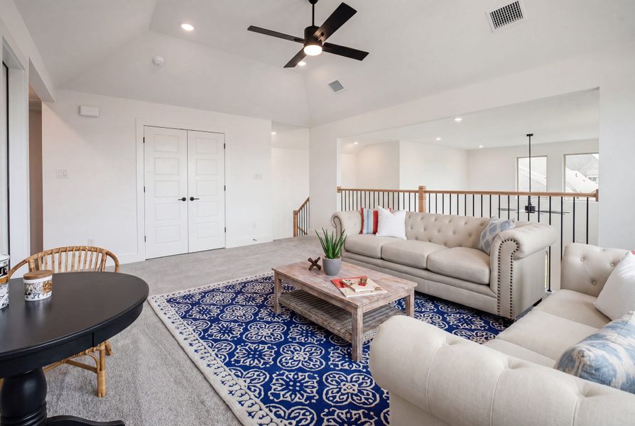 Furnished interior view inside a new home in Tavolo Park, Fort Worth (Image 19).