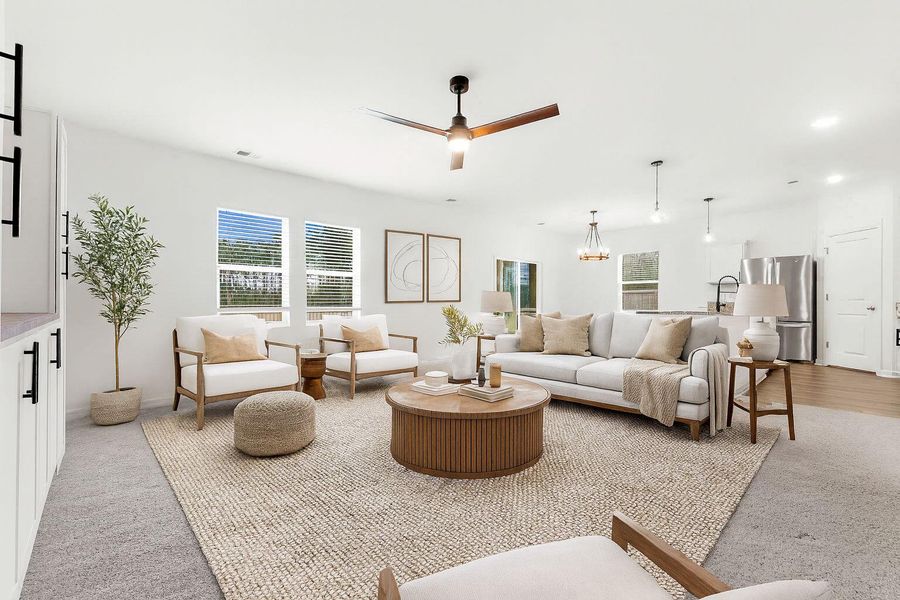 Furnished interior view inside a new home in , Summerville (Image 6).