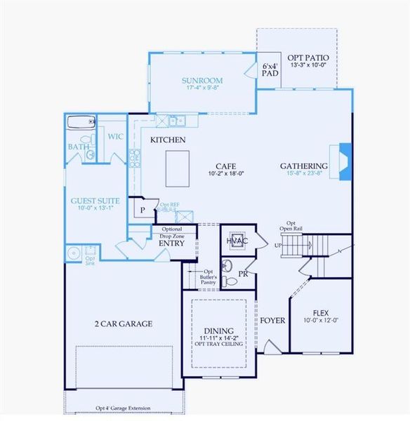 2D floor plan layout of this home in Oakwood, Cumming, GA (Image 4). 2D floor plan layout of this home in Oakwood, Cumming, GA (Image 4).