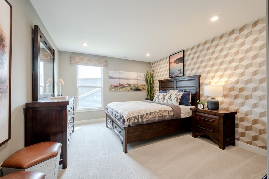 Representative furnished interior of a home built from the Amelia by Fischer Homes in Easton Park, Dallas (Image 61).