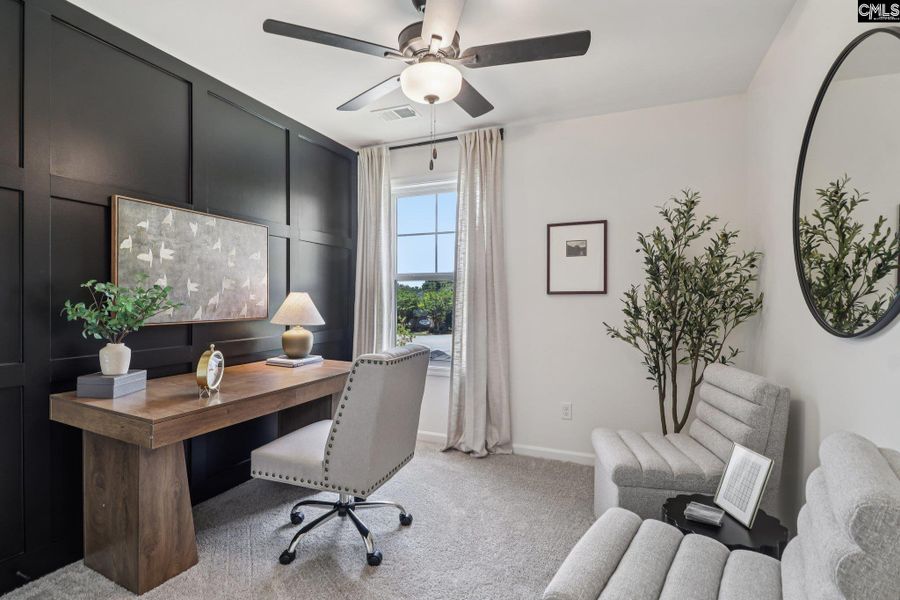Furnished interior view inside a new home in Walker’s Trail, Lexington (Image 18).