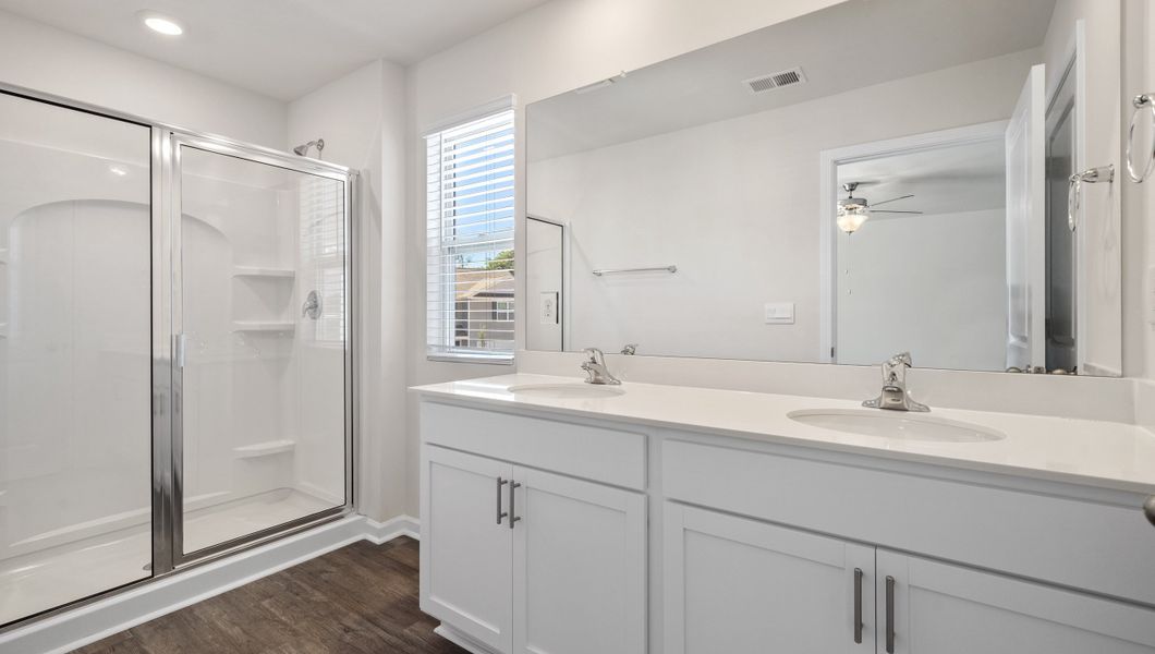 Representative furnished interior of a home built from the DARWIN by D.R. Horton in Baxter Village, Boiling Springs (Image 12). Representative furnished interior of a home built from the DARWIN by D.R. Horton in Baxter Village, Boiling Springs (Image 12).