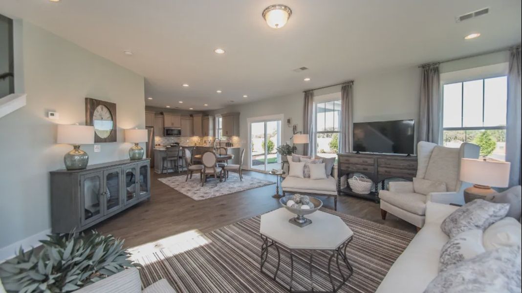 Furnished interior view inside a new home in Sidney Creek Single Family, Zebulon (Image 19).