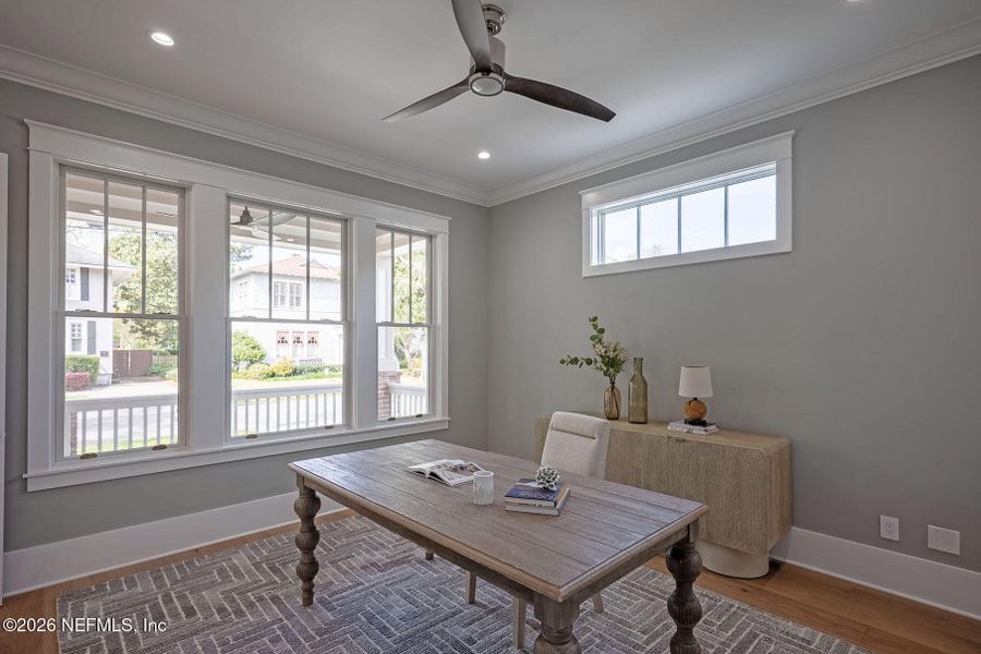 Furnished interior view inside a new home in , Jacksonville (Image 104).