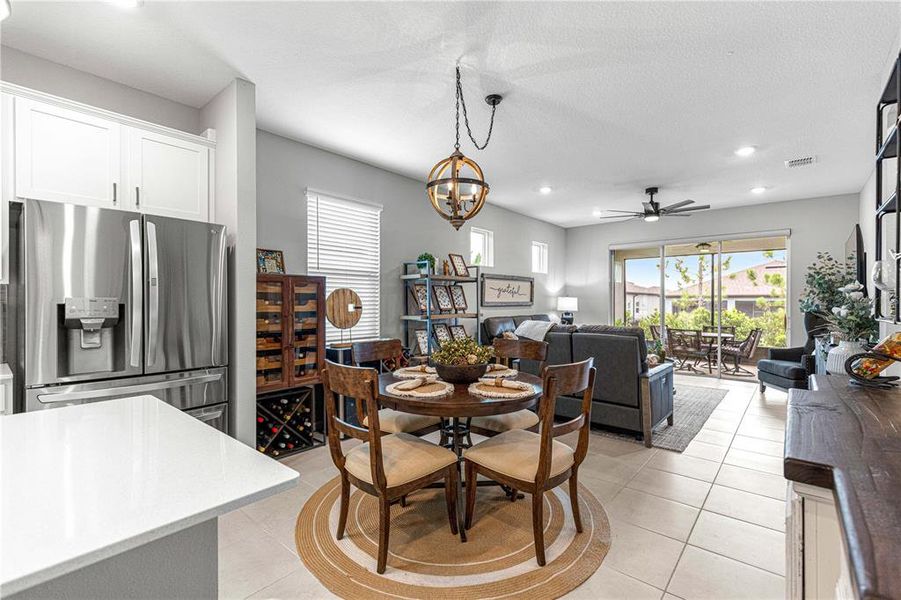 Furnished interior view inside a new home in Del Webb Stone Creek, Ocala (Image 16).
