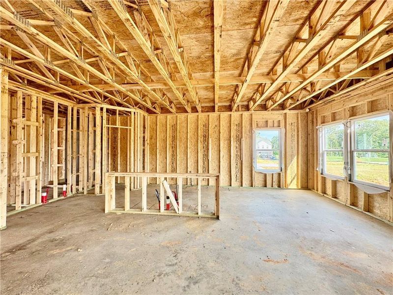 In-progress construction of a new home in Eastlyn Crossing, Flowery Branch, GA (Image 9).