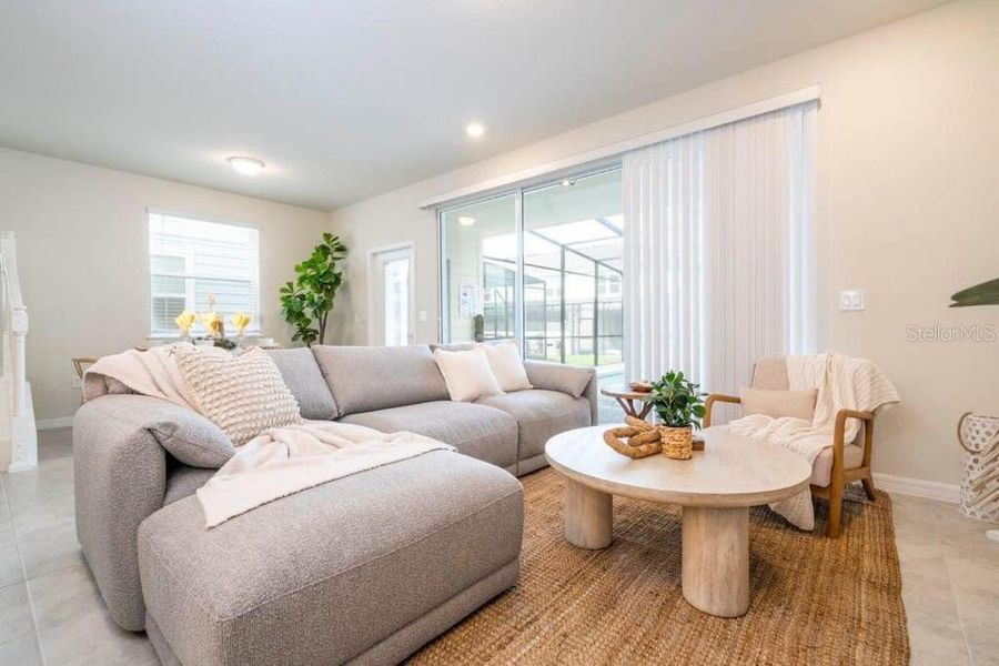 Furnished interior view inside a new home in , Davenport (Image 5).