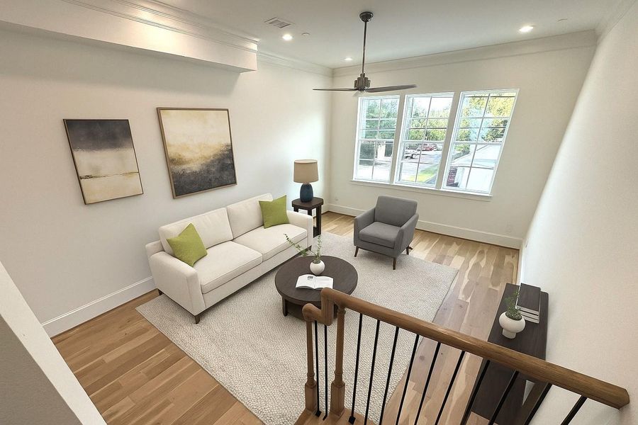 HIGH CEILINGS and so much natural light! Virtual staging added. HIGH CEILINGS and so much natural light! Virtual staging added.