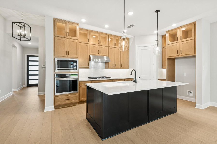 Furnished interior view inside a new home in Grange 45' Homesites, Katy (Image 12).