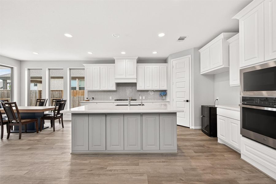 Furnished interior view inside a new home in Cane Island, Katy (Image 12).