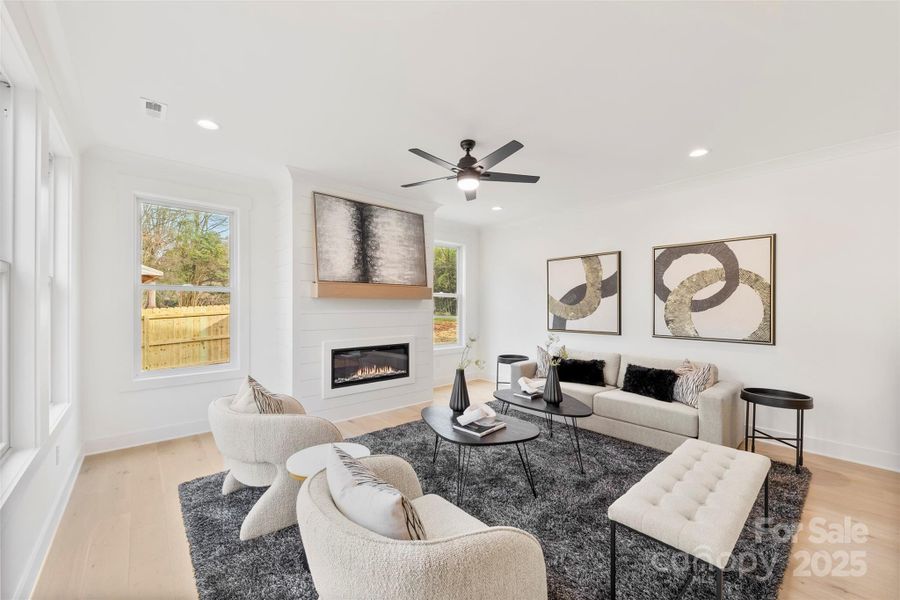 Furnished interior view inside a new home in , Belmont (Image 18).