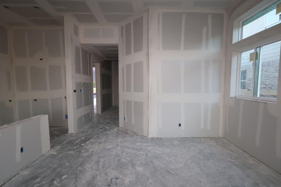 In-progress construction of a new home in ARTAVIA 45' Homesites, Conroe, TX (Image 17).