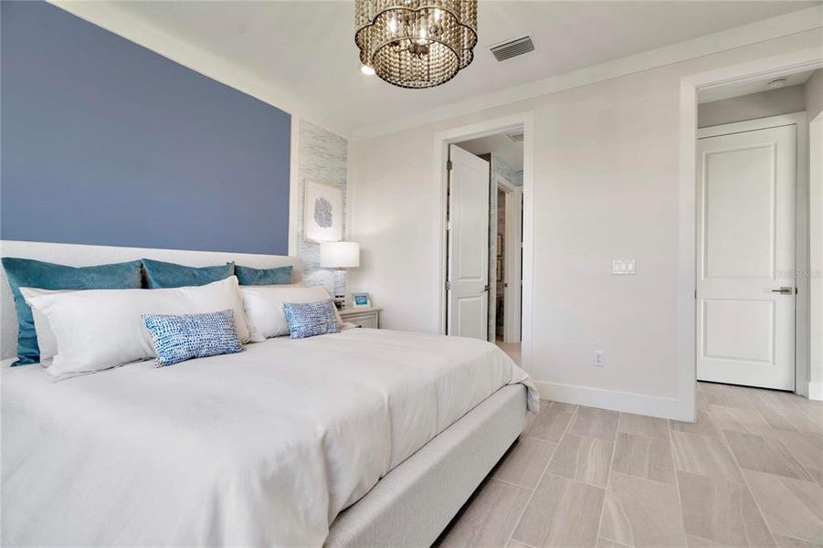 Furnished interior view inside a new home in , Wesley Chapel (Image 9).