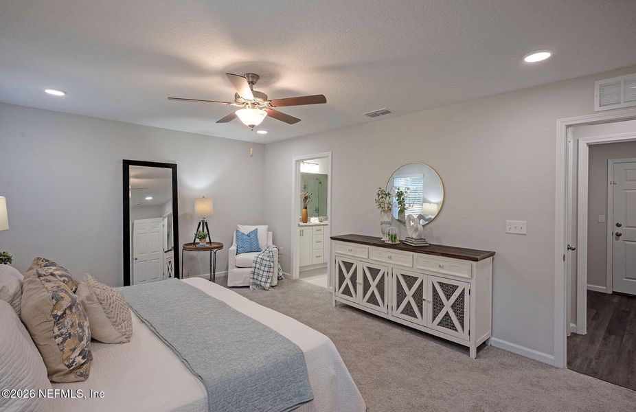 Furnished interior view inside a new home in , Jacksonville (Image 16).