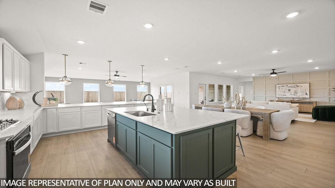 Furnished interior view inside a new home in Riverside Estates, Mont Belvieu (Image 8).