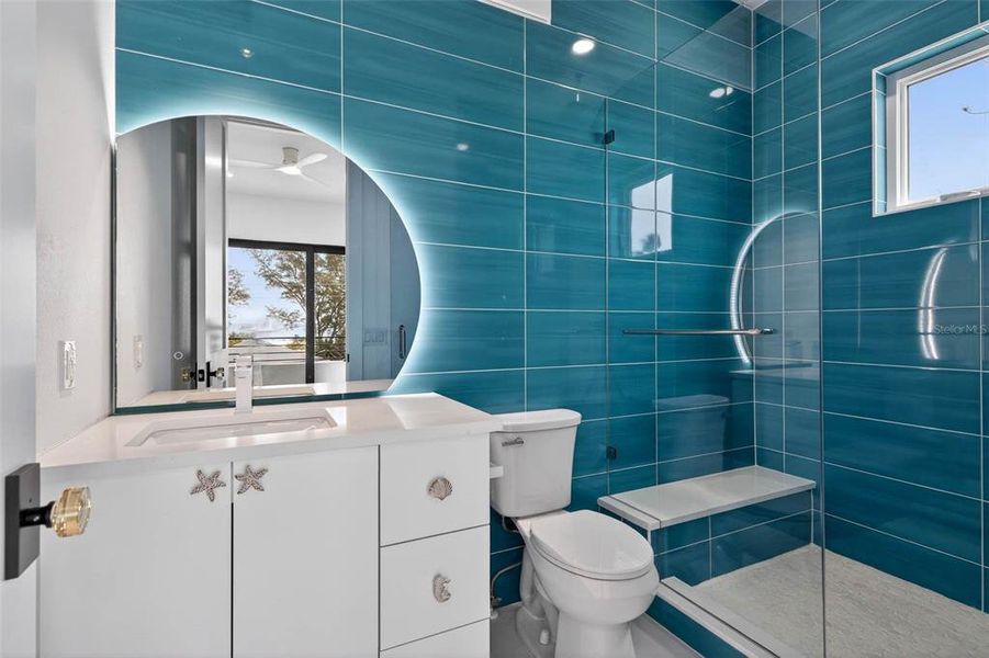 Furnished interior view inside a new home in , Treasure Island (Image 50).