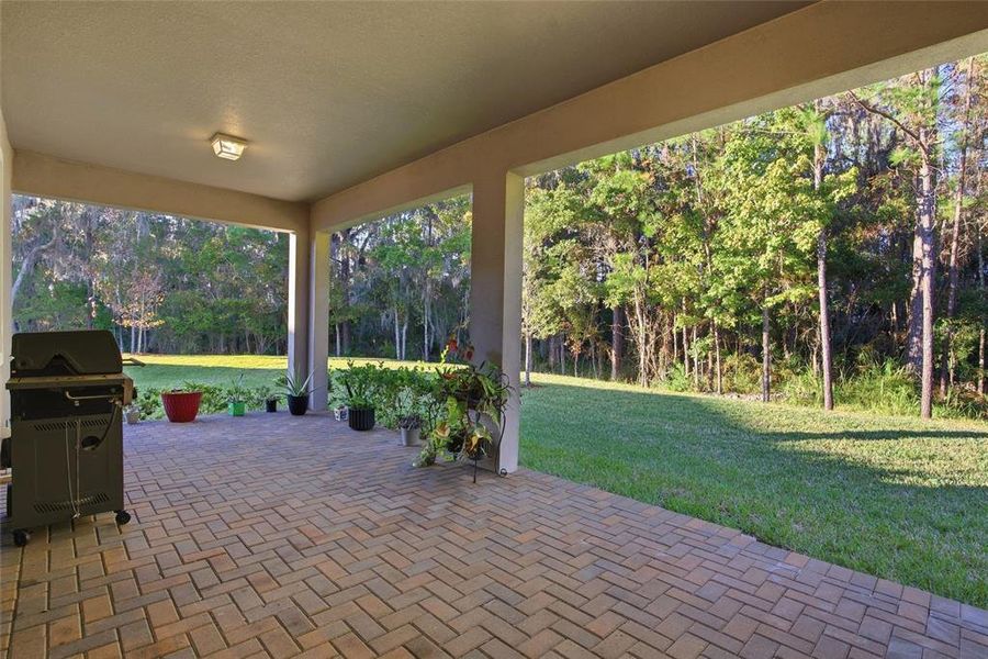 Exterior details and patio area of a home in , Brooksville (Image 3).