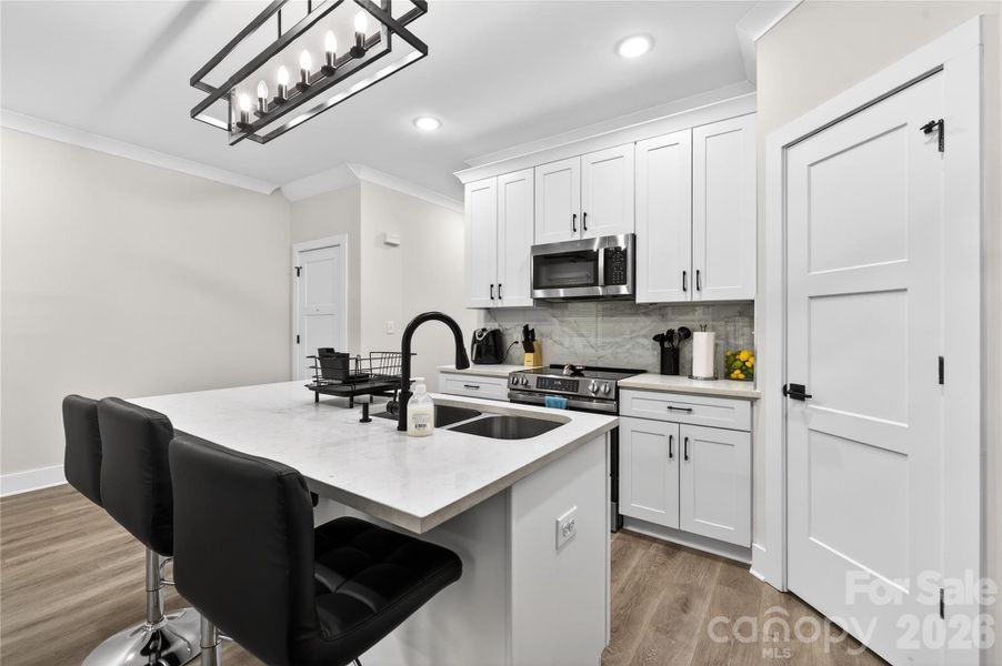 Furnished interior view inside a new home in , Charlotte (Image 7).