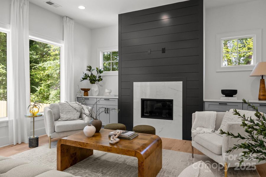 Furnished interior view inside a new home in , Charlotte (Image 30).
