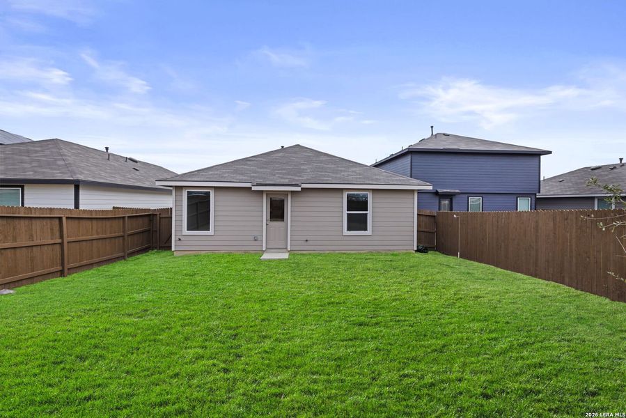 Exterior details and patio area of a home in Avenida, Converse (Image 3). Exterior details and patio area of a home in Avenida, Converse (Image 3).