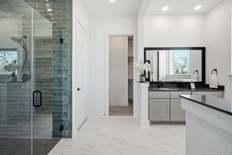 Furnished interior view inside a new home in Sienna Lakes, San Antonio (Image 33). Furnished interior view inside a new home in Sienna Lakes, San Antonio (Image 33).