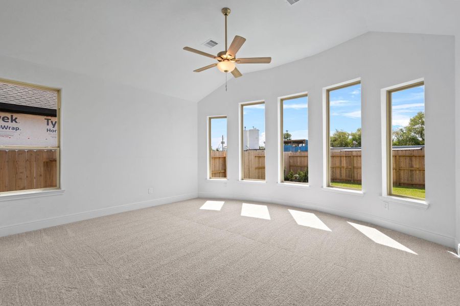 Spacious, unfurnished interior of a new home in Coastal Point, League City (Image 28).