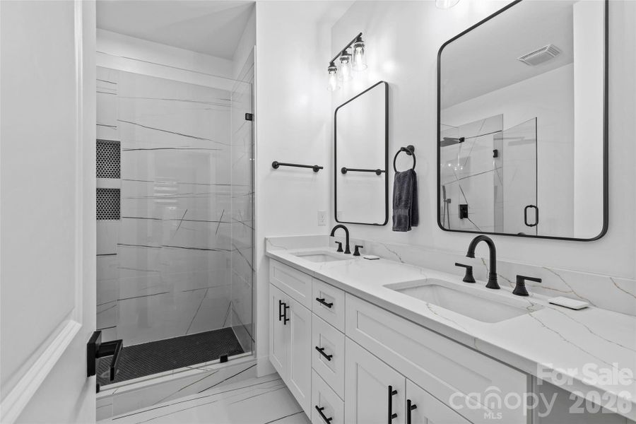 Furnished interior view inside a new home in , Charlotte (Image 9).