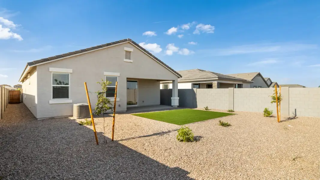 Exterior details and patio area of a home in Zanjero Pass, Waddell (Image 2).