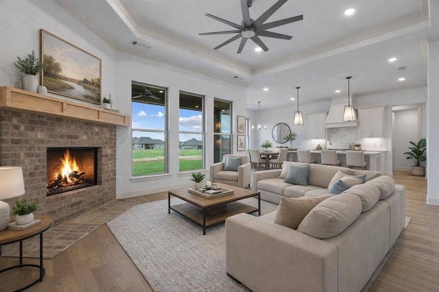 Virtually Staged** Living