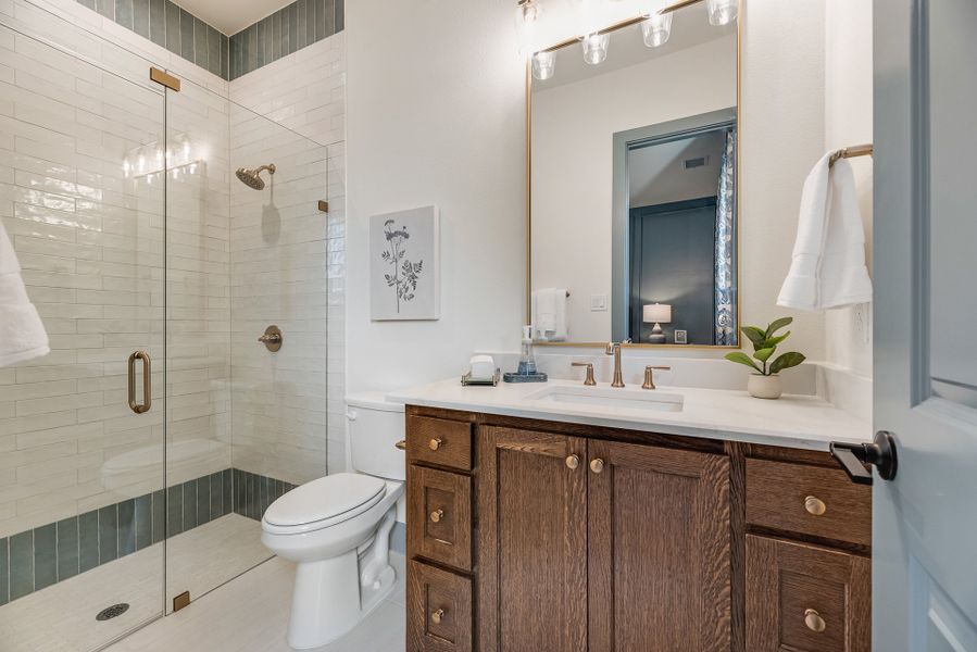 Furnished interior view inside a new home in Park Place - 80' Lots, Prosper (Image 30).