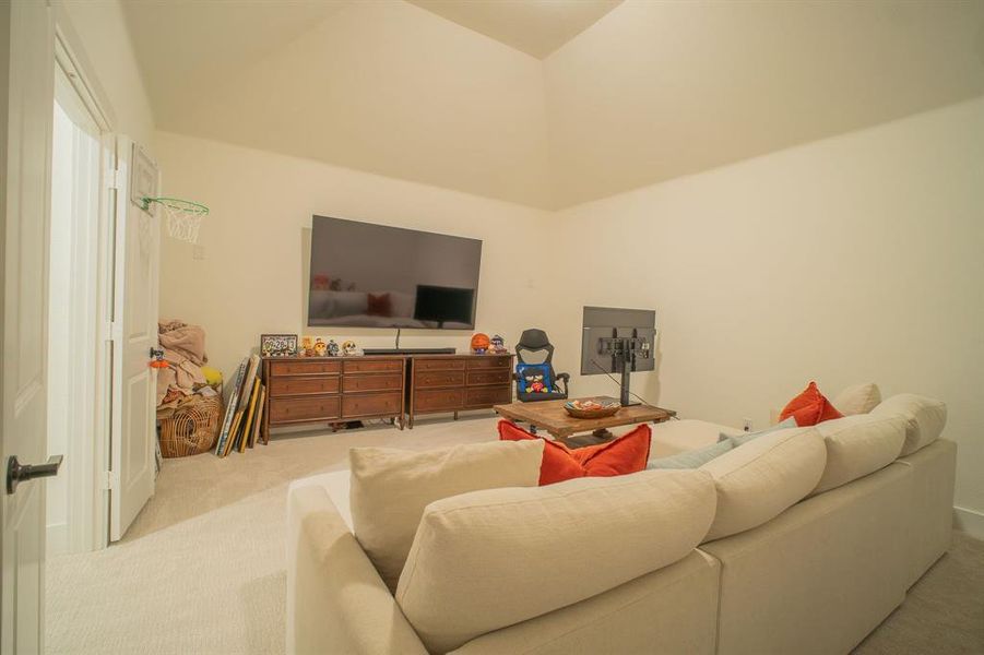 Furnished interior view inside a new home in The Homestead - 62', Rockwall (Image 22). Furnished interior view inside a new home in The Homestead - 62', Rockwall (Image 22).