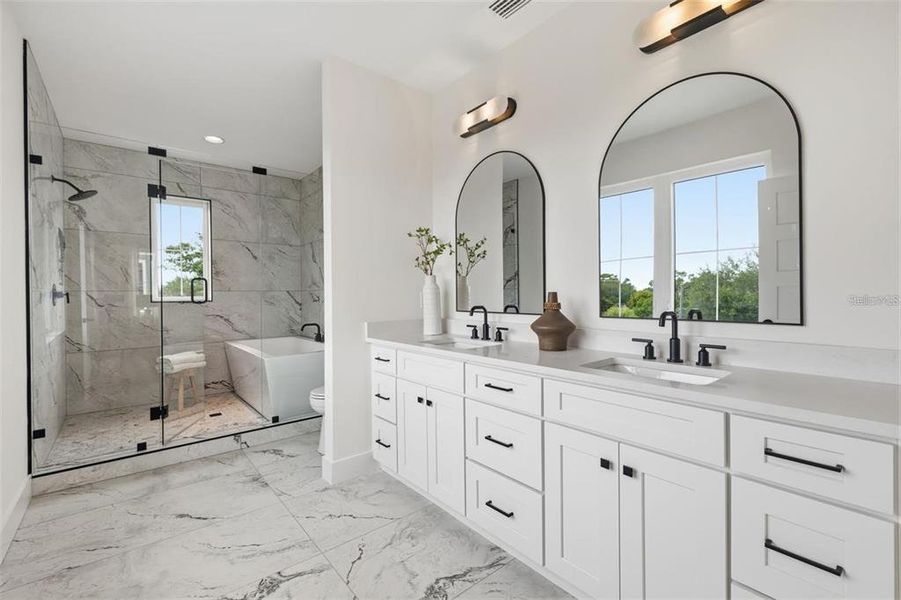 Furnished interior view inside a new home in , Tampa (Image 14).