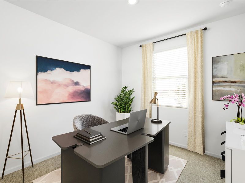 Furnished interior view inside a new home in Alamar at Rocking K, Tucson (Image 13).