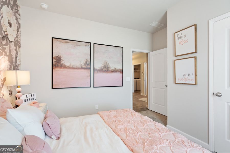 Furnished interior view inside a new home in Bryson Farms, Byron (Image 19).