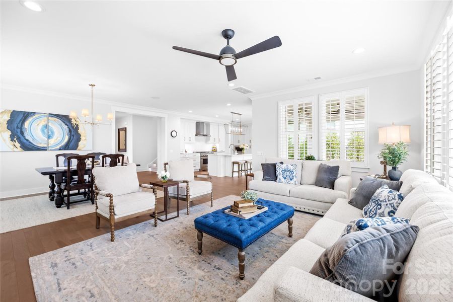 Furnished interior view inside a new home in , Fort Mill (Image 13).
